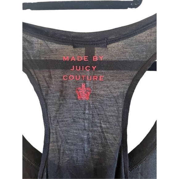 JUICY By Juicy Couture Rhinestone Bling USA Flag 4th of July Tank 1X - Picture 3 of 6